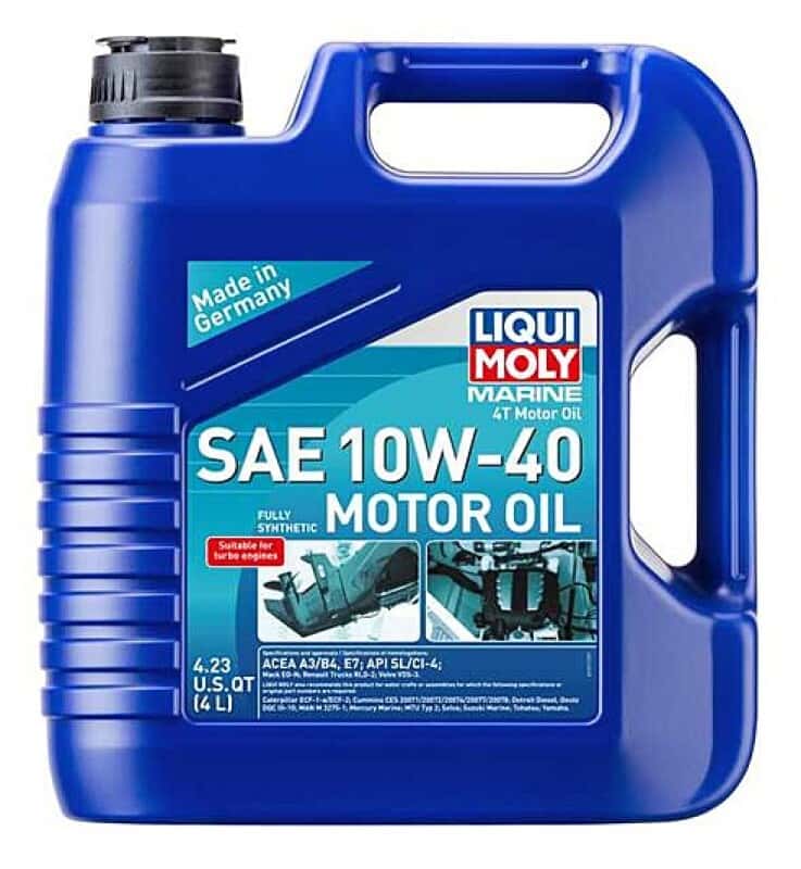 LIQUI MOLY — LIQUI MOLY 4L Marine 4T Motor Oil SAE 10W40 - view 2