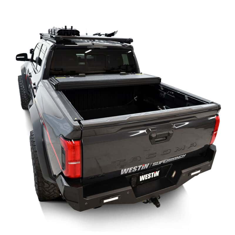 Westin — Westin 24-26 Toyota Tacoma 2WD/4WD 5ft. Bed Hard Tri-Fold Tonneau Cover - Black
HT-F Tonneau Cover - view 18