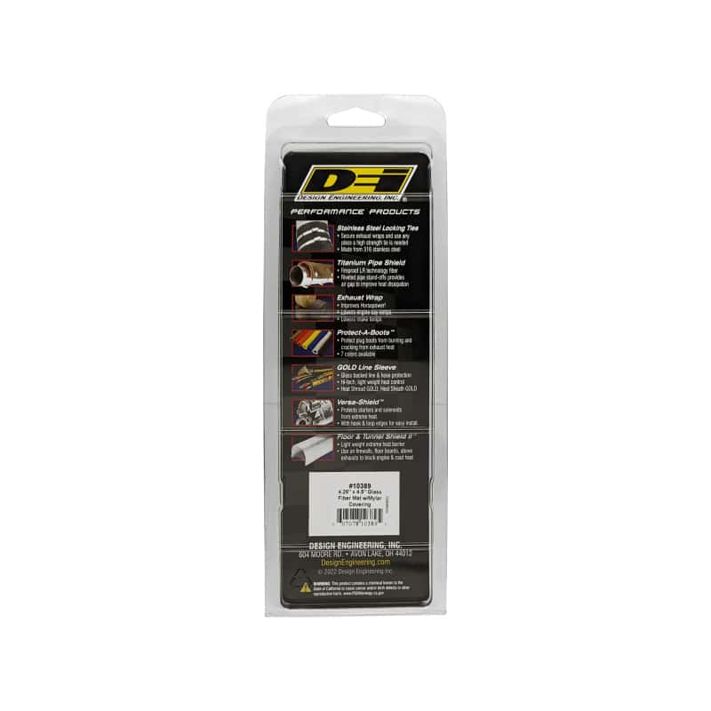 DEI — DEI EGR Cover 4.25in x 4.5in - Hook and Loop Closure Design
Exhaust Heat Shield - view 7