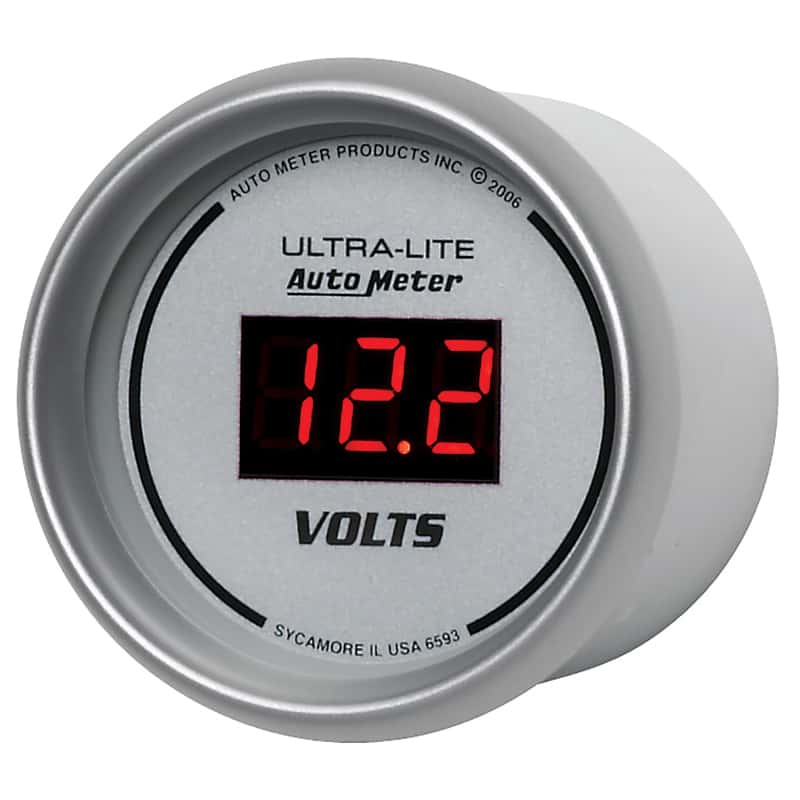 AutoMeter — Autometer Ultra-Lite 2-1/16in 8-18 Volts Digital Voltmeter
2-1/16" VOLTMETER, 8 - view 3