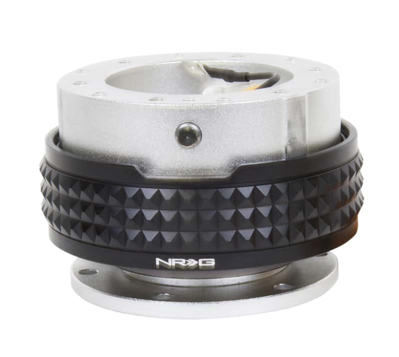 NRG — NRG Quick Release Kit - Pyramid Edition - Silver Body / Black Pyramid Ring - view 2