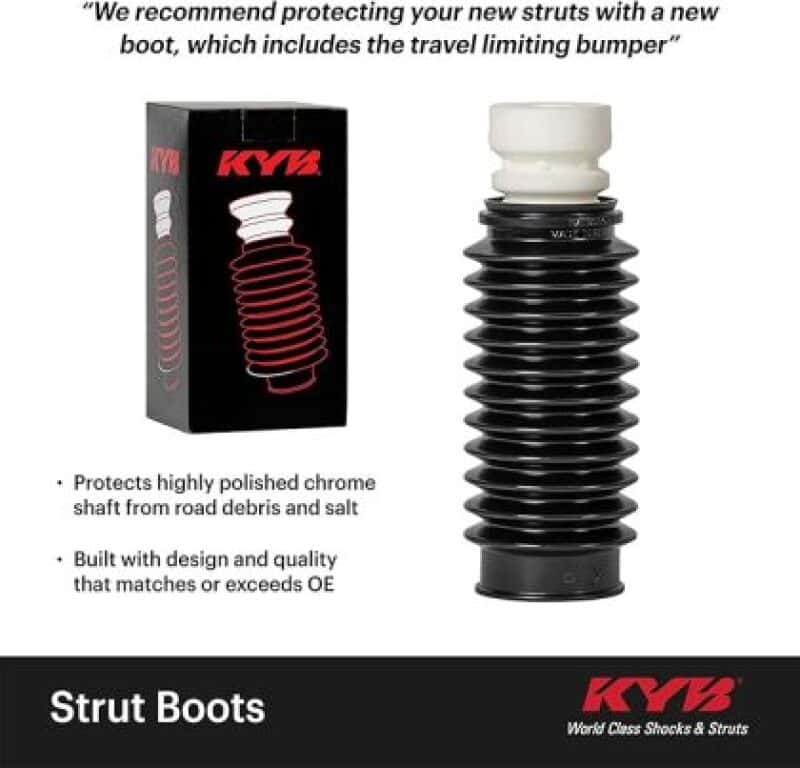 KYB — KYB 16-22 Lexus RX350 / RX450h / 17-19 Toyota Highlander Strut Boot - Front
Strut Boot - view 2