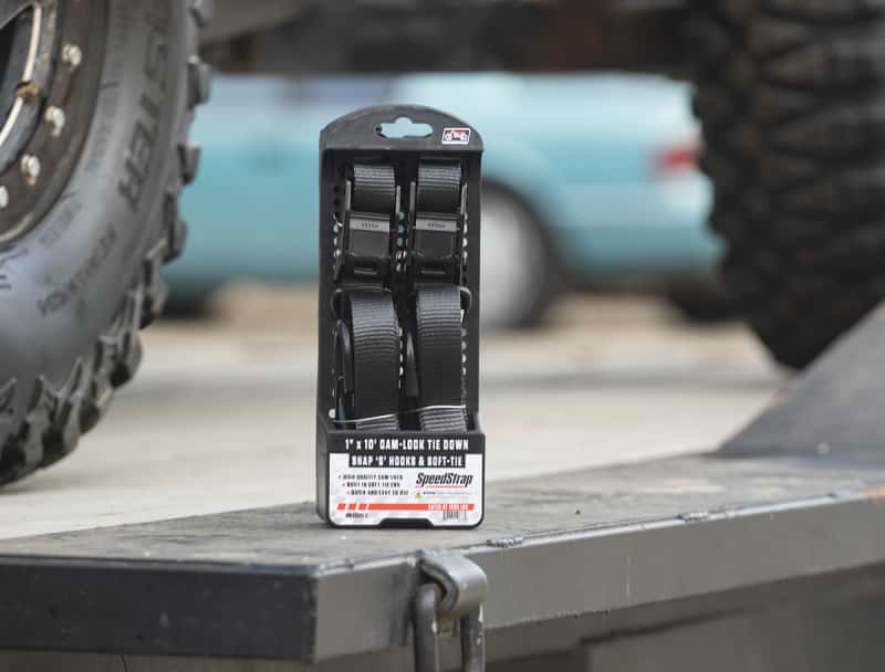 PRP Seats — PRP Cam-Lock 1in.x10ft. Tie Down with Snap S Hooks and Soft Tie - Black - Pr.
Cam-Lock Tie Down - view 2
