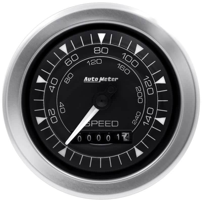AutoMeter — Autometer Chrono 3-3/8in 160MPH Electric Programmable Speedometer Gauge
3.4" SPD 160MPH E CH - view 2