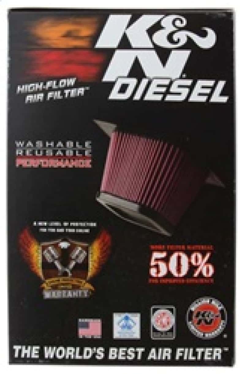 K&N Engineering — K&N 08-10 Ford F250 Super Duty 6.4L Drop In Air Filter
Replacement Air Filt
Air Filter - view 12