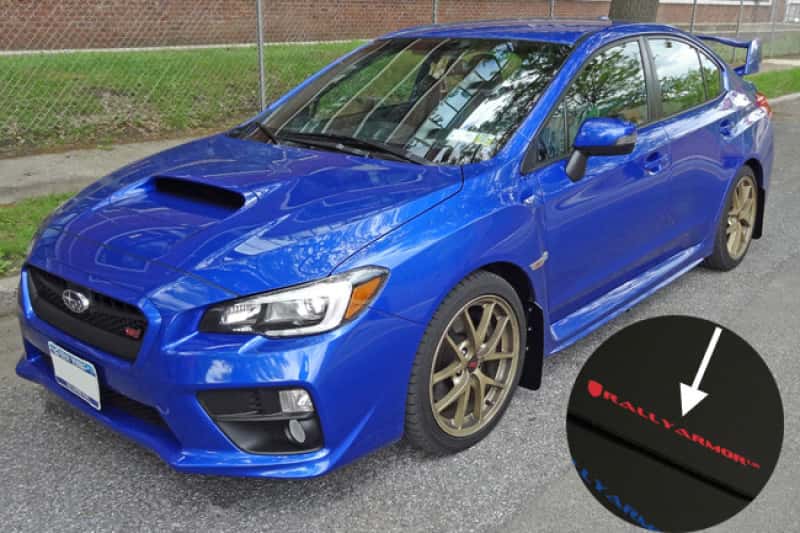 Rally Armor — Rally Armor 15-21 Subaru WRX/STI Black UR Mud Flap w/Red Logo
Mud Flap - view 8
