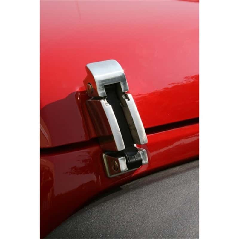 Rugged Ridge — Rugged Ridge 07-18 Jeep Wrangler Stainless Steel Hood Catch Set
Hood Appearance Set
OFFROAD_EXTERIOR - view 3