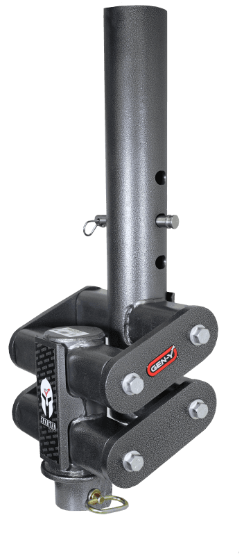 GEN-Y Hitch — Gen-Y Spartan Torsion-Flex 5in Offset 4in RD Tube Gooseneck 2-5/16in Coupler Standard Height
Gooseneck Hitch - view 1