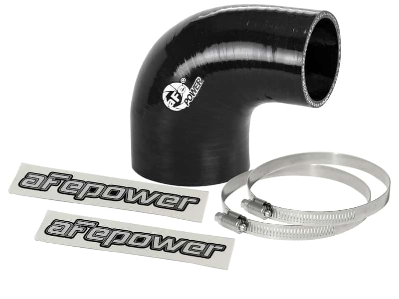 aFe — aFe Magnum FORCE Intake Coupling Kit (2-3/4 IN ID to 2 IN ID x 90 Deg.) Elbow Coupler - Black
Intake Coupling Kit - view 1