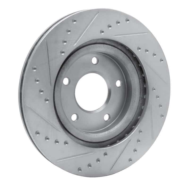 R1 Concepts — R1 07-25 Chrysler SEBRING Front Right Drilled & Slotted Silver Brake Rotor
R1 Brake Rotor Drill - view 4