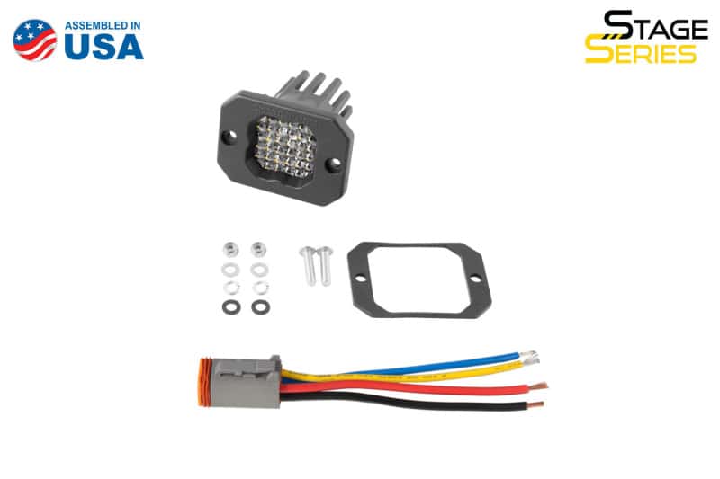 Diode Dynamics — Diode Dynamics Stage Series C1R - White Flood Flush Mount LED Pod (one) - view 2