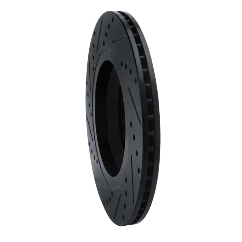 DFC — DFC 06-25 Audi S3 (USA/Canada) Rear Right Drilled & Slotted Black Brake Rotor - view 4