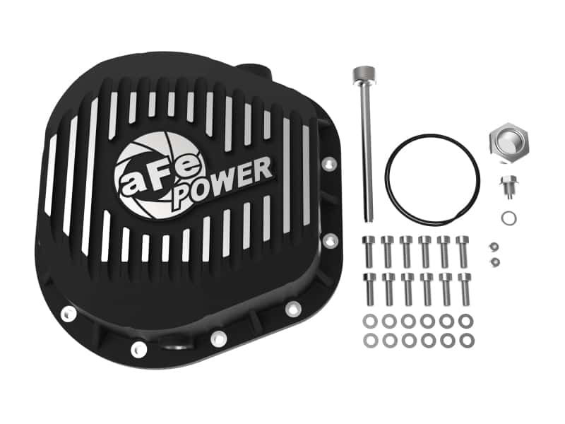 aFe — aFe Power Cover Diff Rear Machined COV Diff R Ford Diesel Trucks 86-11 V8-6.4/6.7L (td) Machined
DiffrlCover - view 3