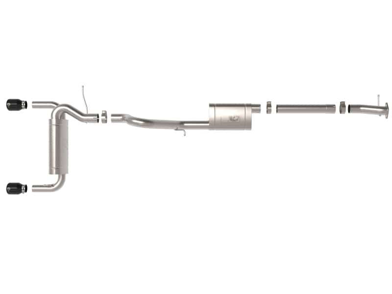 aFe — aFe Vulcan 3in 304 SS Cat-Back Exhaust 2021 Ford Bronco L4-2.3L (t)/V6-2.7L (tt) w/ Black Tips
Cat-Back Exhaust - view 2