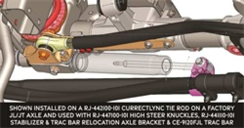 RockJock — RockJock JL/JT Currectlync High Steer Tie Rod Clamp Bracket
StrgDamperMnt - view 2