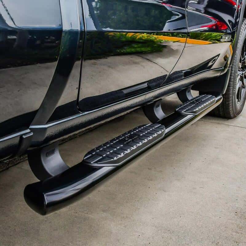 Westin — Westin 19-20 Chevrolet Silverado/GMC Sierra 1500 Double Cab PRO TRAXX 5 Oval Nerf Step Bars - Black
Nerf/Step Bar - view 5