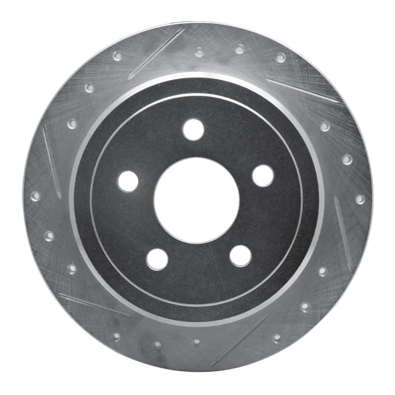 R1 Concepts — R1 95-03 Ford Windstar Rear Left Drilled & Slotted Silver Brake Rotor
R1 Brake Rotor Drill - view 1