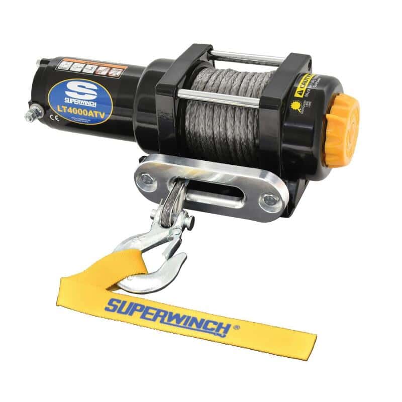 Superwinch — Superwinch 4000 LBS 12V DC 3/16in x 50ft Synthetic Rope LT4000 Winch
Winch - view 13