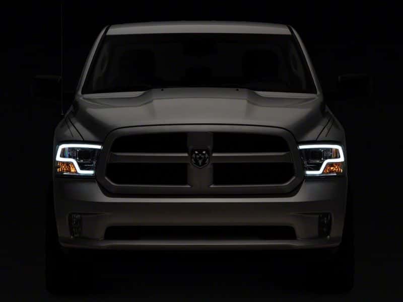 Raxiom — Raxiom 09-18 Dodge RAM 1500 Non-Projector LED Halo Headlights- Chrome Housing (Clear Lens)
Headlights - view 7