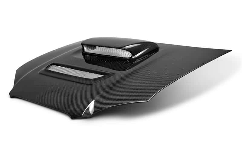 Seibon — Seibon 04-05 Subaru WRX/STi RC Carbon Fiber Hood - view 8
