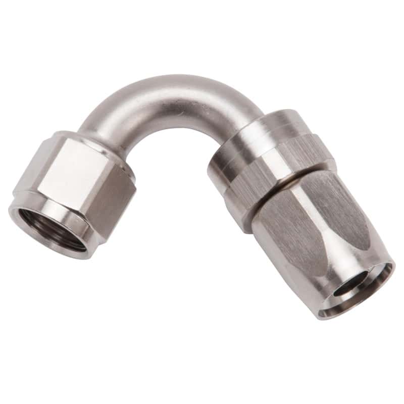 Russell — Russell Performance -8 AN Endura 120 Degree Full Flow Swivel Hose End (With 3/4in Radius)
Hose Fitting - view 5
