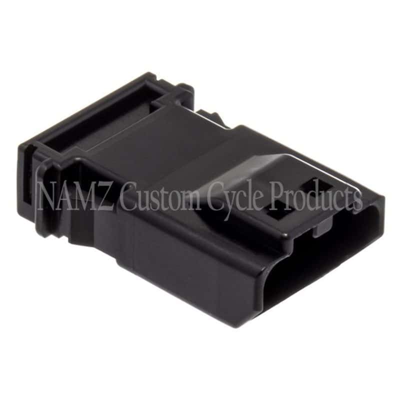 NAMZ — NAMZ JAE MX-1900 4-Position Male Black Pin Housing (HD 72907-11) - view 1