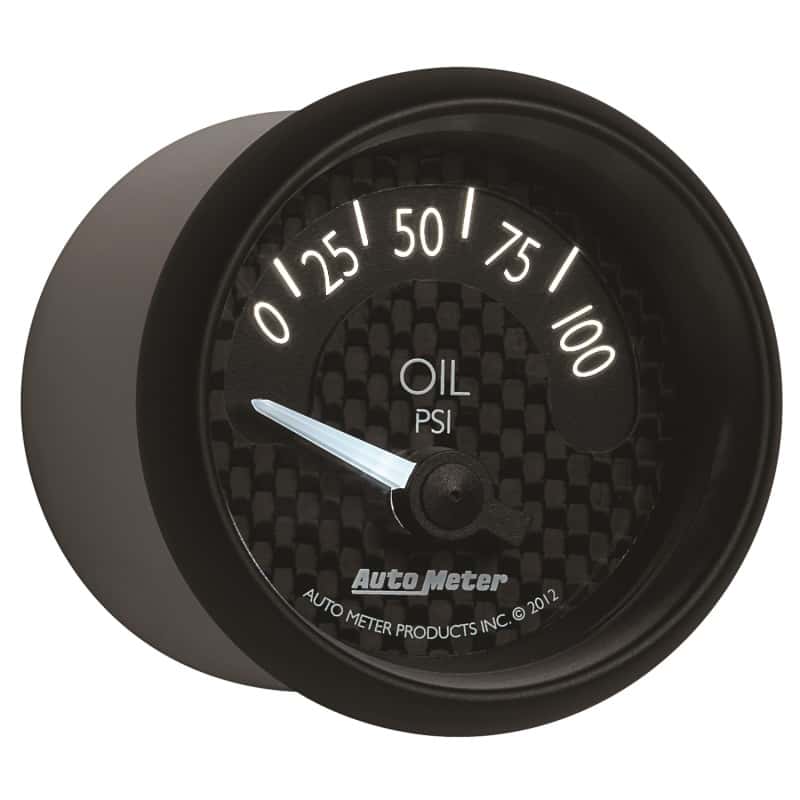 AutoMeter — Autometer GT Series 52mm Short Sweep Electronic 0-100 psi Oil Pressure
2-1/16" OIL PRESS, 0 - view 12