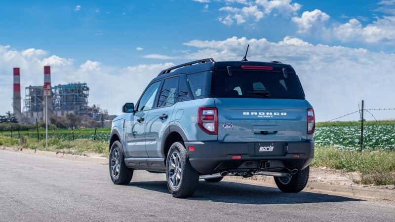 Borla — Borla 2021 Ford Bronco Sport 2.0L 2.5in / 2.25in S-Type Cat-Back Exhaust
Cat-Back System - view 3
