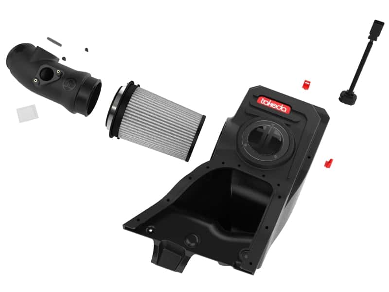 aFe — aFe 23-24 Honda Civic Type R Takeda Momentum Cold Air Intake System w/ Pro DRY S Filter
Takeda Intake System - view 2