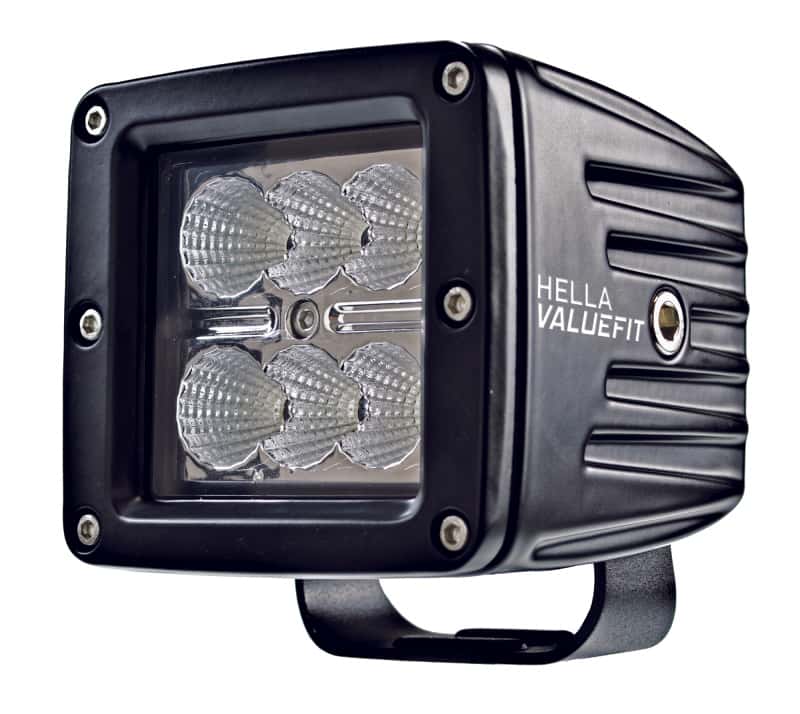 Hella — Hella Value Fit 3.1in - 18W Cube Flood Beam - LED Light - view 17