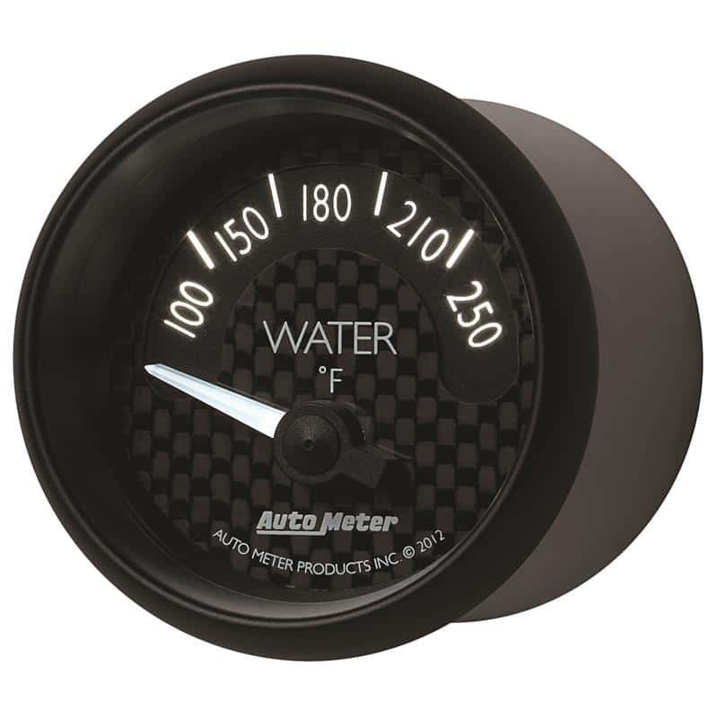 AutoMeter — Autometer GT Series 52mm Short Sweep Electronic 100-250 Deg F Water Temperature
2-1/16" WATER TEMP, - view 4