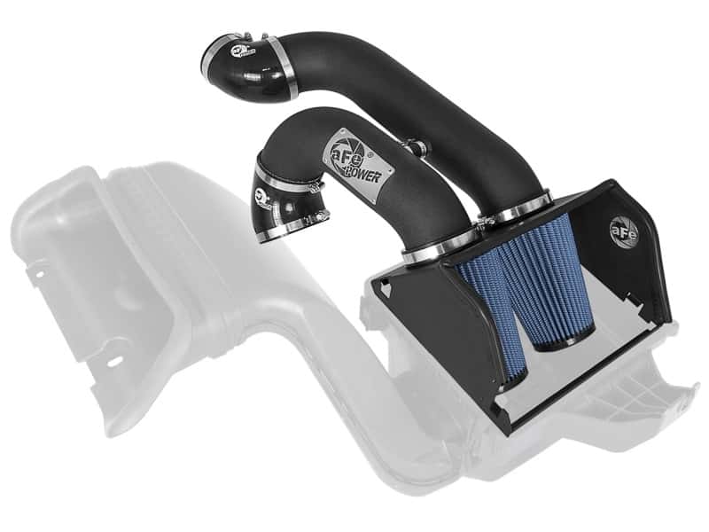 aFe — aFe Magnum FORCE Stage-2XP Intake w/3-1/2in Black Housing Pro 5R Filter 2017 Ford F-150 V6 3.5L (tt)
Magnum FORCE Intake - view 1