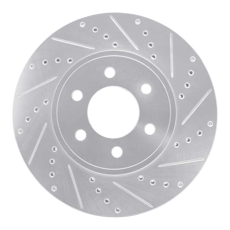 R1 Concepts — R1 03-03 Dodge Durango Front Right Drilled & Slotted Silver Brake Rotor
R1 Brake Rotor Drill - view 1