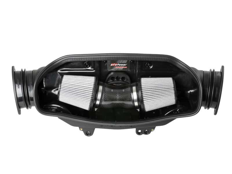 aFe — aFe 2020 Corvette C8 Track Series Carbon Fiber Cold Air Intake System With Pro DRY S Filters
Track Series Intake  - view 5