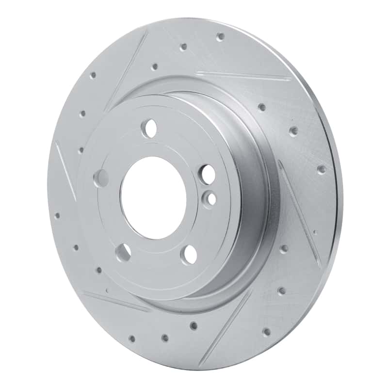 R1 Concepts — R1 19-26 Mercedes-Benz A220 Rear Left Drilled & Slotted Silver Brake Rotor
R1 Brake Rotor Drill - view 2