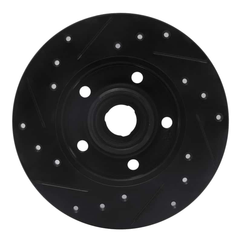R1 Concepts — R1 92-98 Volkswagen Golf Rear Right Drilled & Slotted Black Brake Rotor
R1 Brake Rotor Drill - view 5