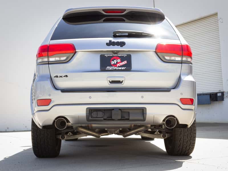 aFe — aFe Vulcan Series 2.5in 304SS Cat-Back Exhaust 11-19 Jeep Grand Cherokee (WK2) 5.7L w/ Polished Tips
Cat-Back Exhaust - view 7