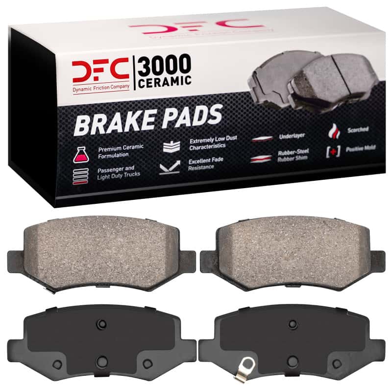 DFC — DFC 22-25 Chevrolet Groove (Mexico) Rear 3000 Ceramic Brake Pads
DFC Brake Pad Set - view 1