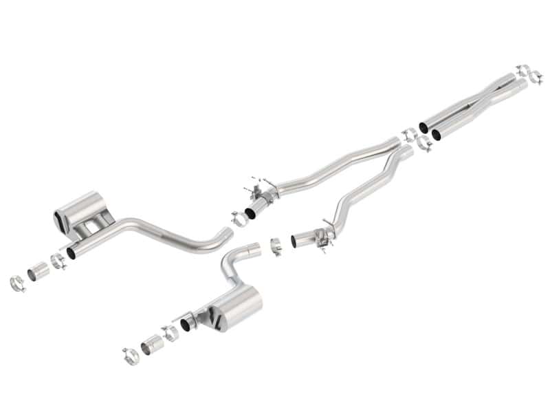 Borla — Borla 2015 Dodge Charger Hellcat 6.2L V8 ATAK Catback Exhaust w/ Valves No Tips Factory Valance
Cat-Back System - view 3