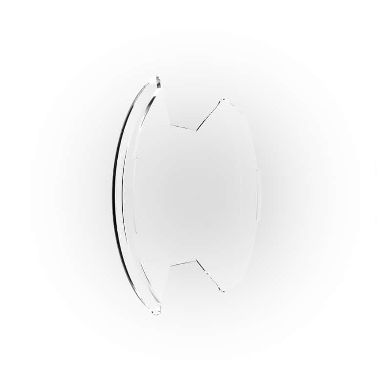 KC HiLiTES — KC HiLiTES SlimLite 8in. LED Light Shield (Shield Only) - Clear - view 12