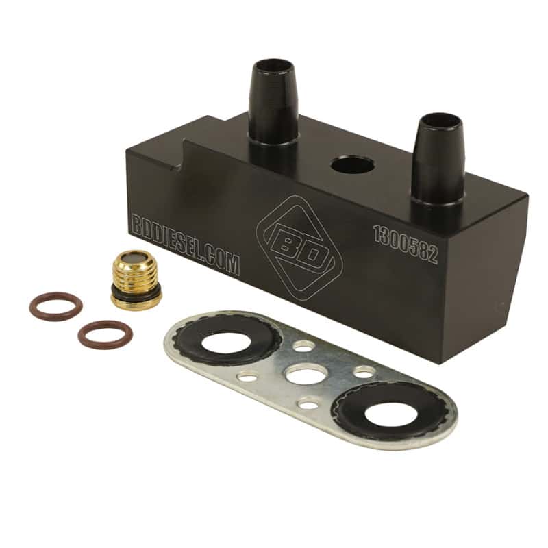 BD Diesel — BD Diesel 14-18 GM 6L80 Cooler Bypass Kit
COOLER BYPASS DELETE
A/TBpsTubeElim - view 1