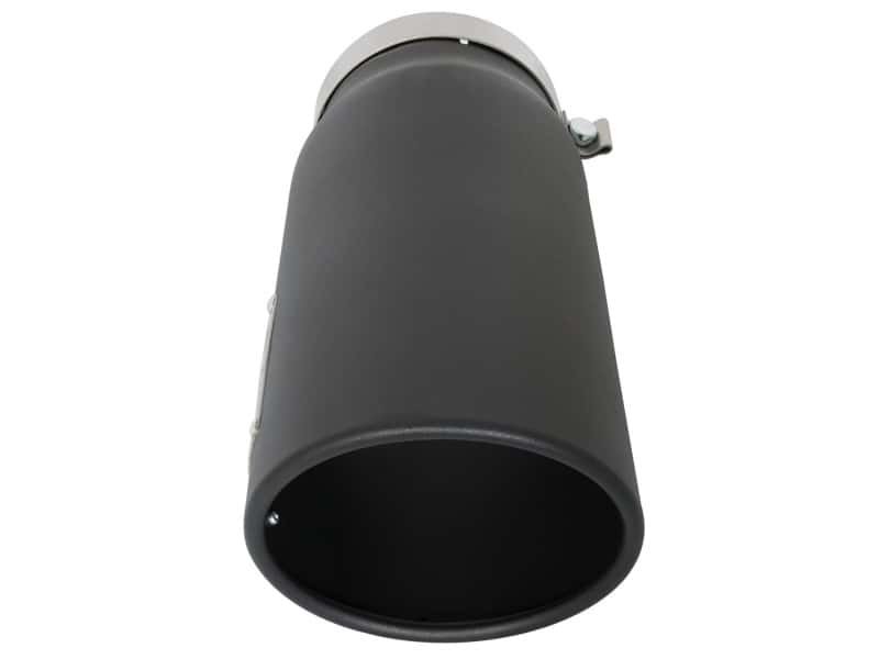 aFe — aFe Power MACH Force-Xp 5in In x 6in Out x 15in L Bolt-On 409 SS Exhaust Tip - Black
Exhaust Tip Black - view 2