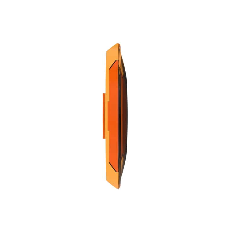 KC HiLiTES — KC HiLiTES SlimLite 8in. LED Light Shield (Shield Only) - Amber - view 8