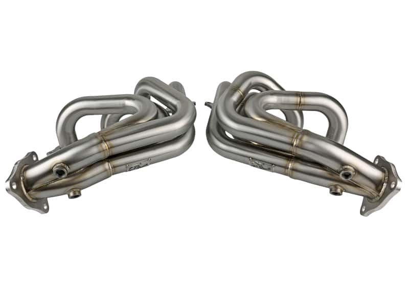 aFe — aFe Twisted 304SS Header 2020 Chevy Corvette (C8) 6.2L V8 - Brushed
Long Tube Header - view 3