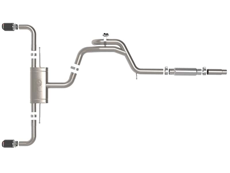 aFe — aFe Gemini XV 3in to 2 1/2in 304 SS Cat-Back Exhaust 22-23 Volkswagen GTI (MK8) 2.0L w/ Carbon Tips
Cat-Back Exhaust - view 3
