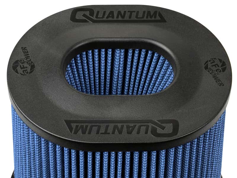 aFe — aFe Quantum Pro-5 R Air Filter Inverted Top - 5in Flange x 9in Height - Oiled P5R
Replacement Filter
23-91129
 - view 1