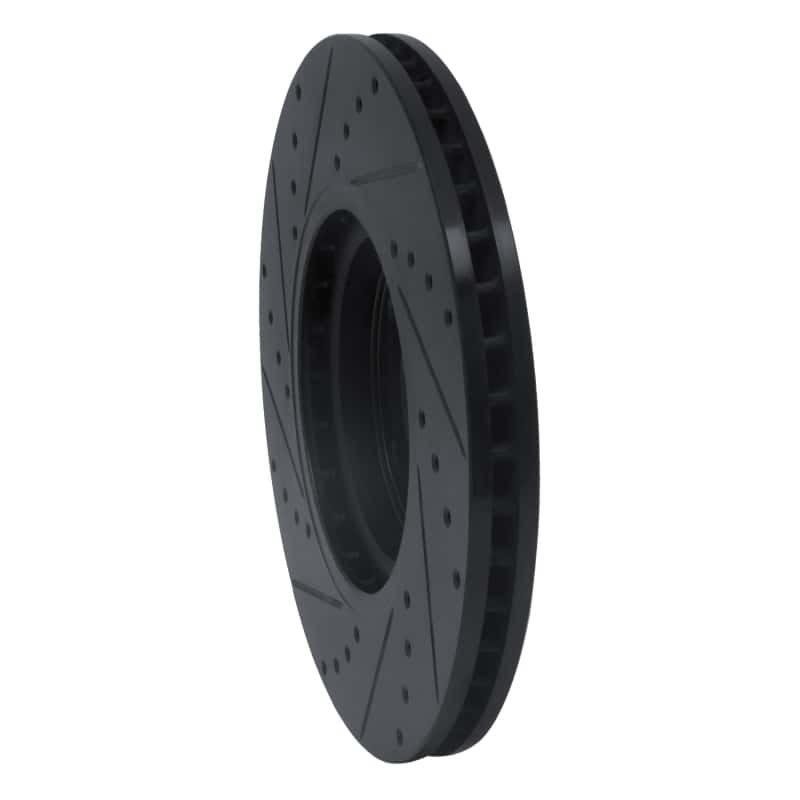 R1 Concepts — R1 07-17 Nissan Sentra Front Right Drilled & Slotted Black Brake Rotor
R1 Brake Rotor Drill - view 4
