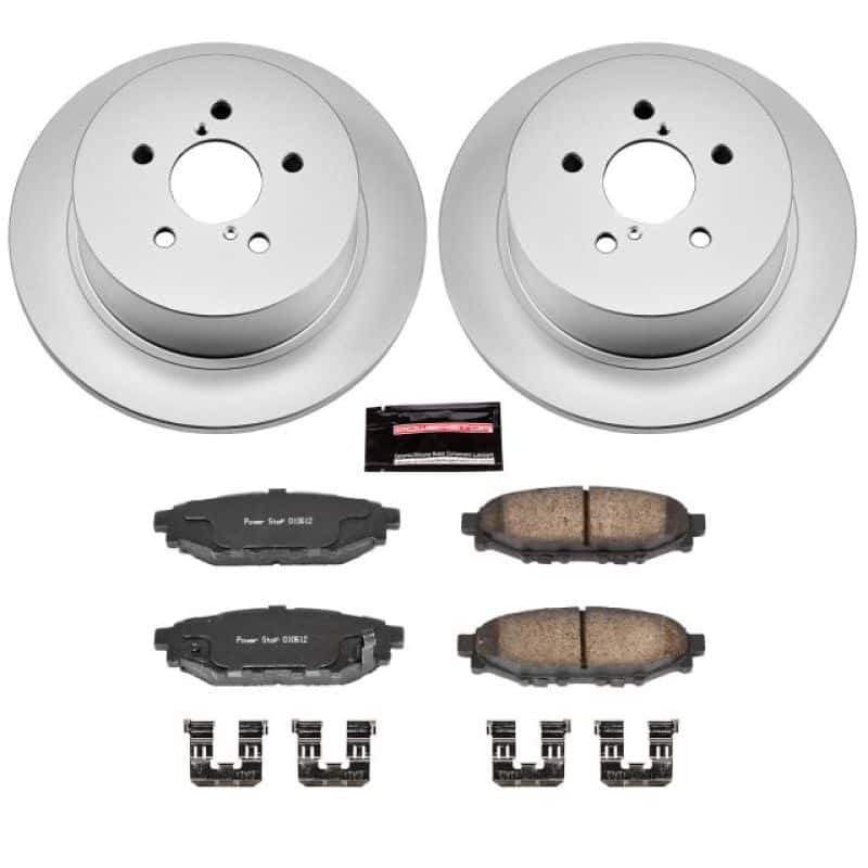 PowerStop — Power Stop 05-09 Subaru Legacy Rear Z17 Evolution Geomet Coated Brake Kit - view 1