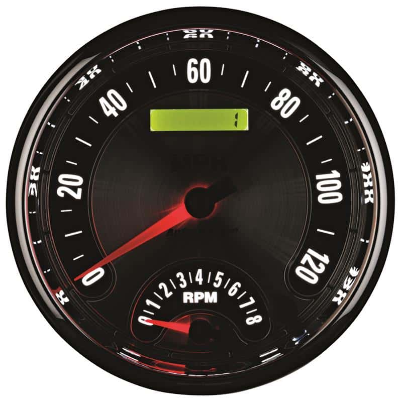 AutoMeter — Autometer American Muscle 5in Tach Speedo Combo In-Dash
5" RPM/SPD COMBO AM - view 5