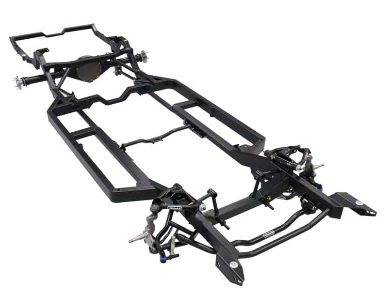 Ridetech — Ridetech 68-72 GM A-Body w/ Pin Spindle & (Narrowed) 57.25in Flange to Flange Width Momentum Chassis
Chassis, 68-72 A Bod - view 2